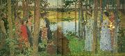 Carl Wilhelmson en allegori Germany oil painting artist